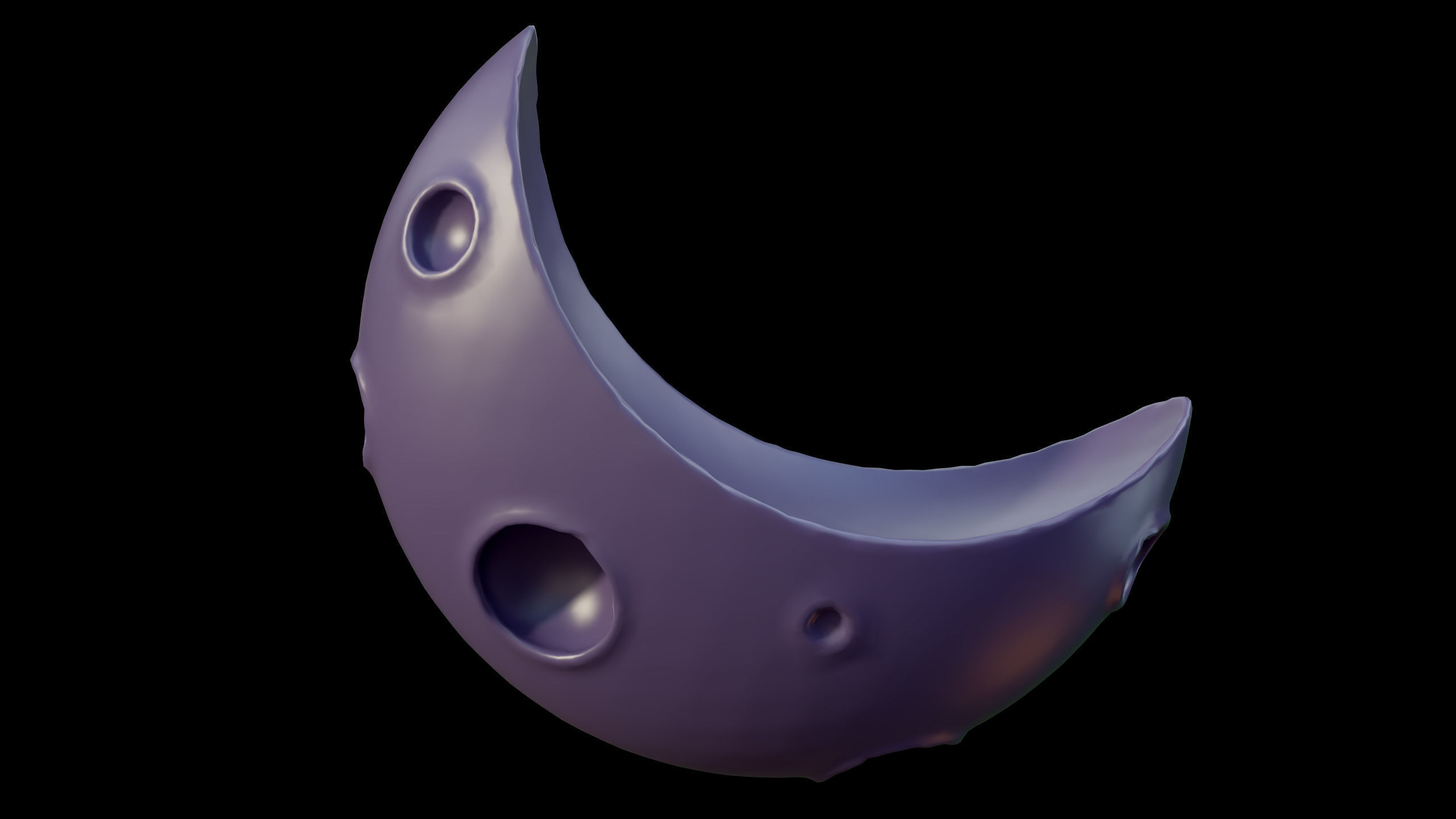 Stylized Cartoon Clouds and Weather Icons pack 140 assets Low-poly 3D model_32