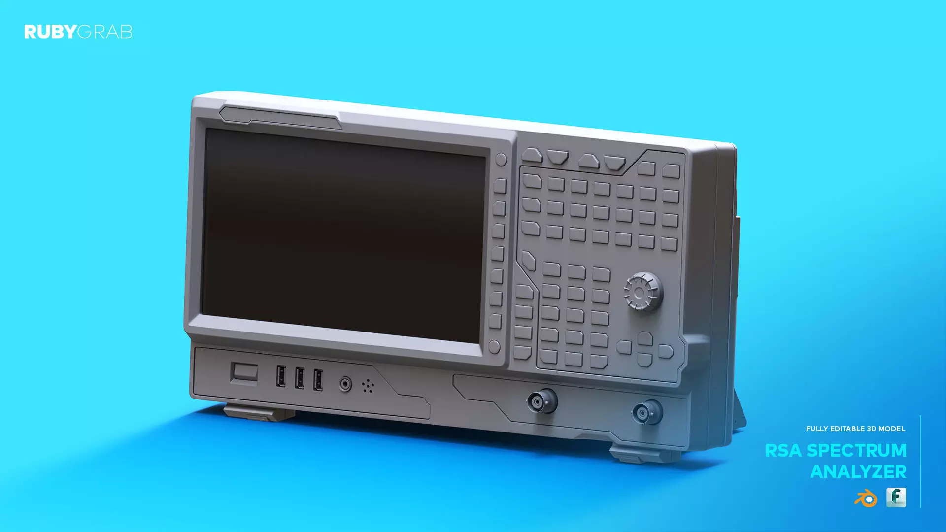 RSA Spectrum Analyzer 3D model_0
