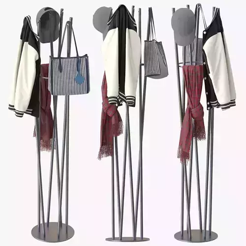 Hula Bontempi Coat Rack 3D model