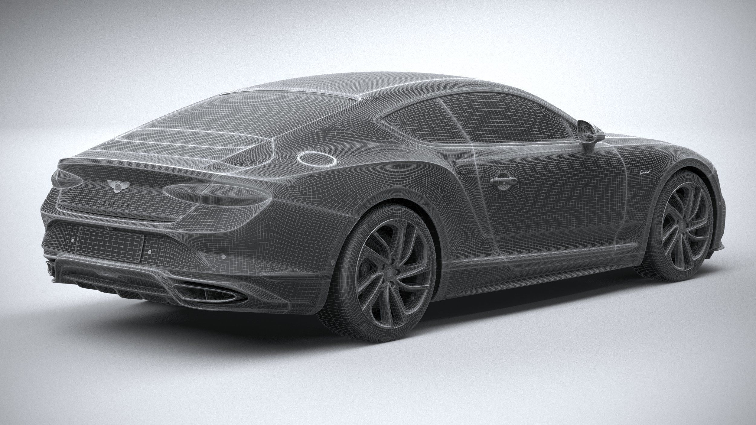 Bentley Continental GT Speed 2025 3D model_30