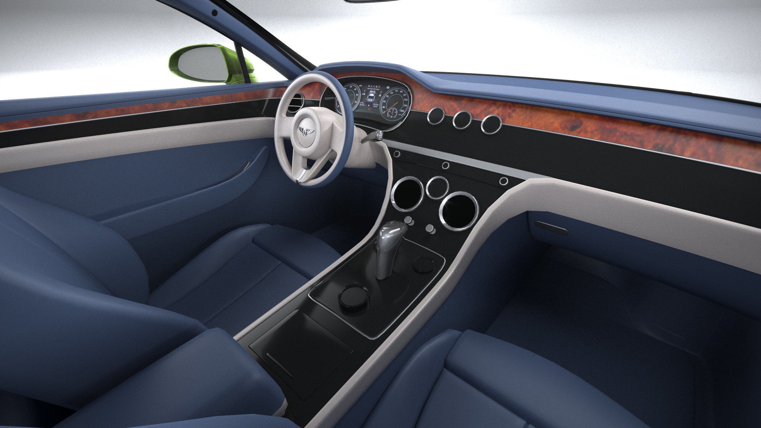 Bentley Continental GT Speed 2025 3D model_26