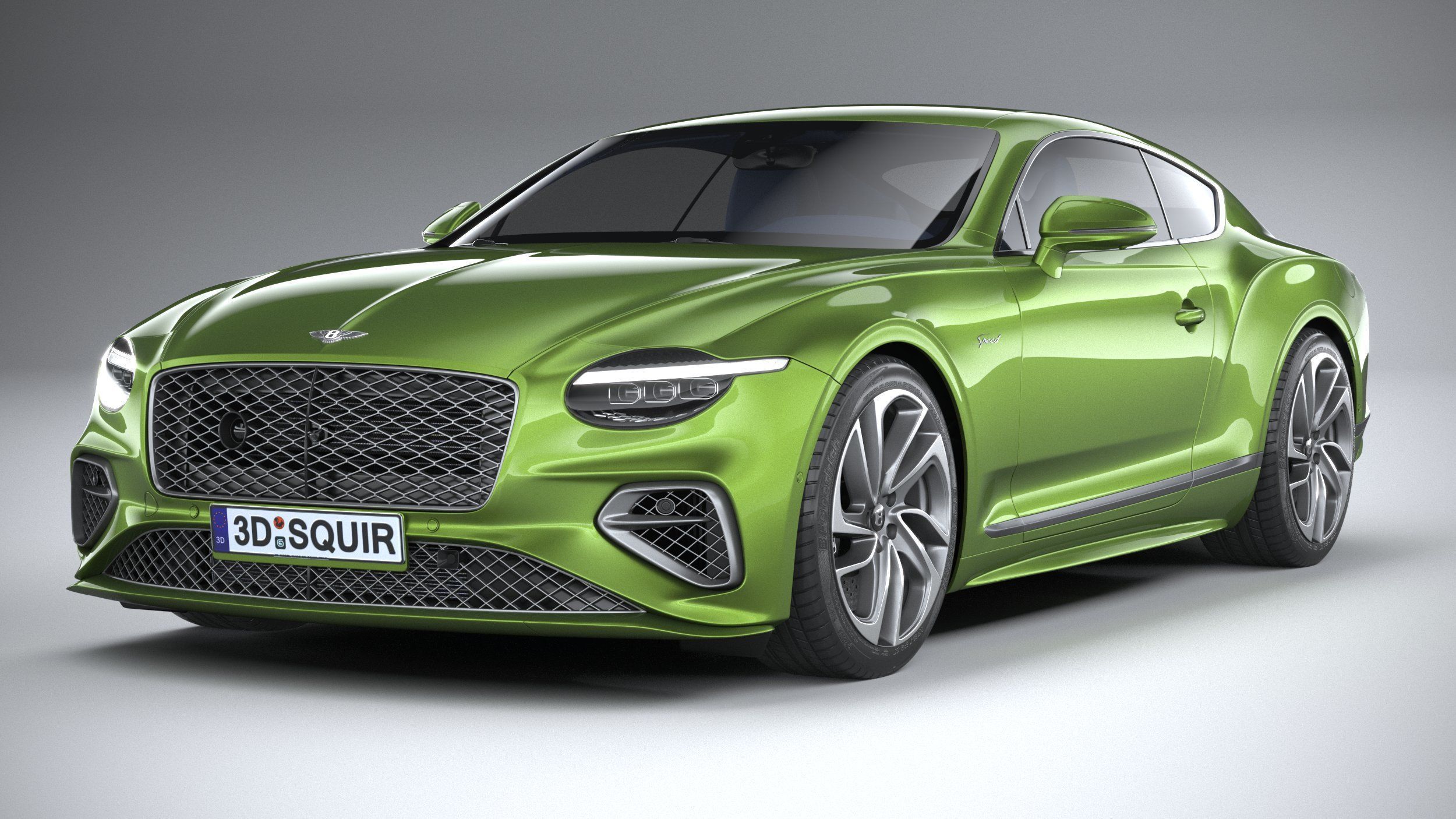 Bentley Continental GT Speed 2025 3D model_2