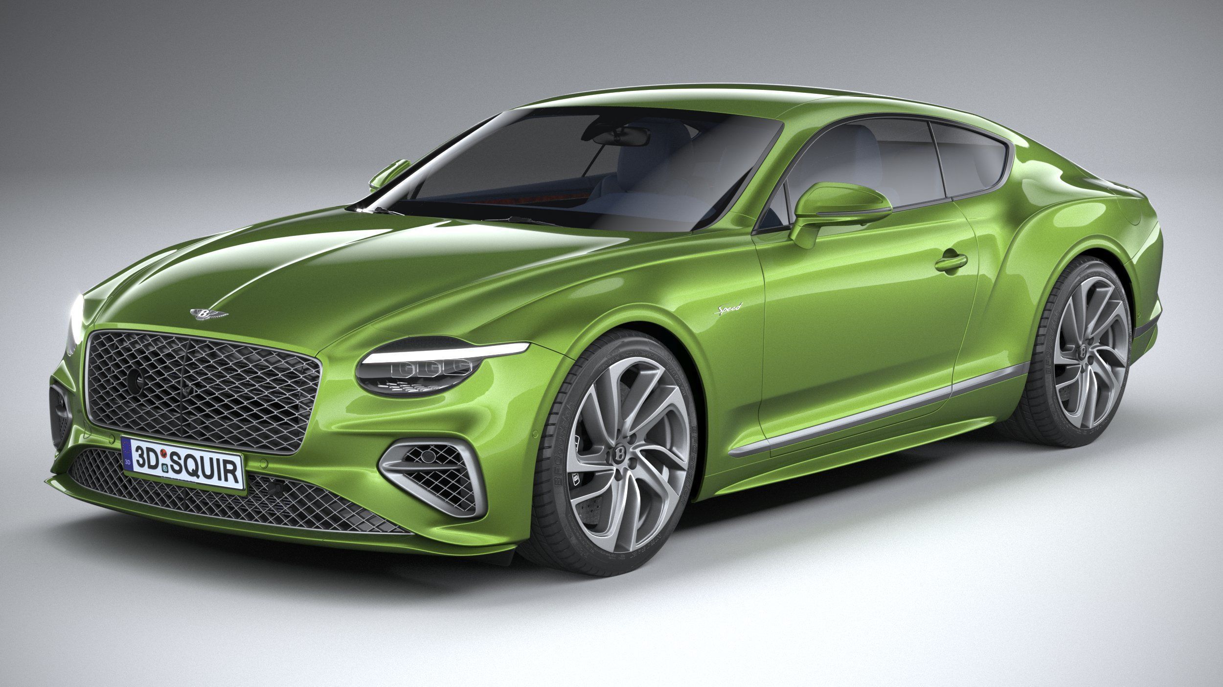 Bentley Continental GT Speed 2025 3D model_1