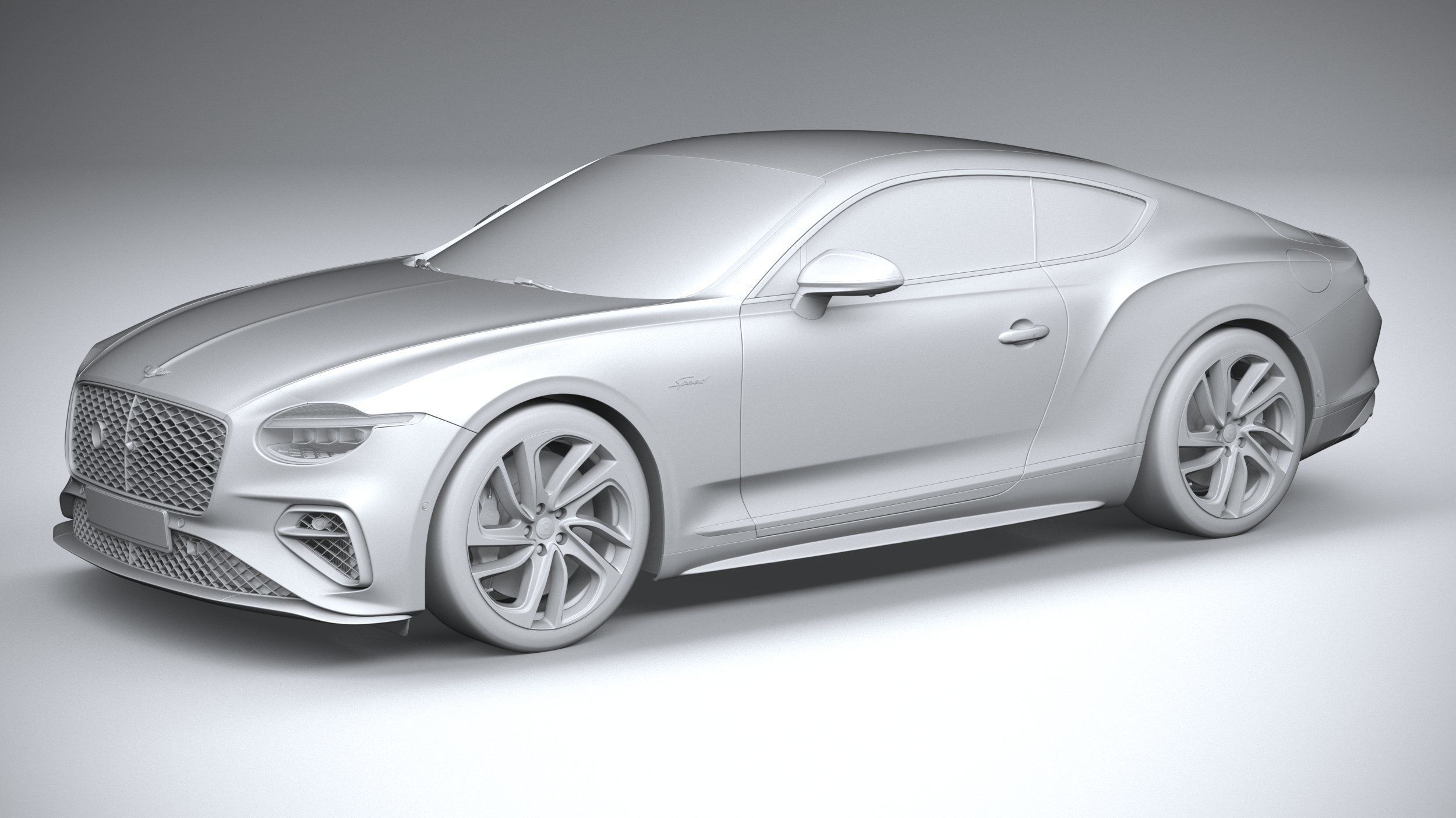 Bentley Continental GT Speed 2025 3D model_19
