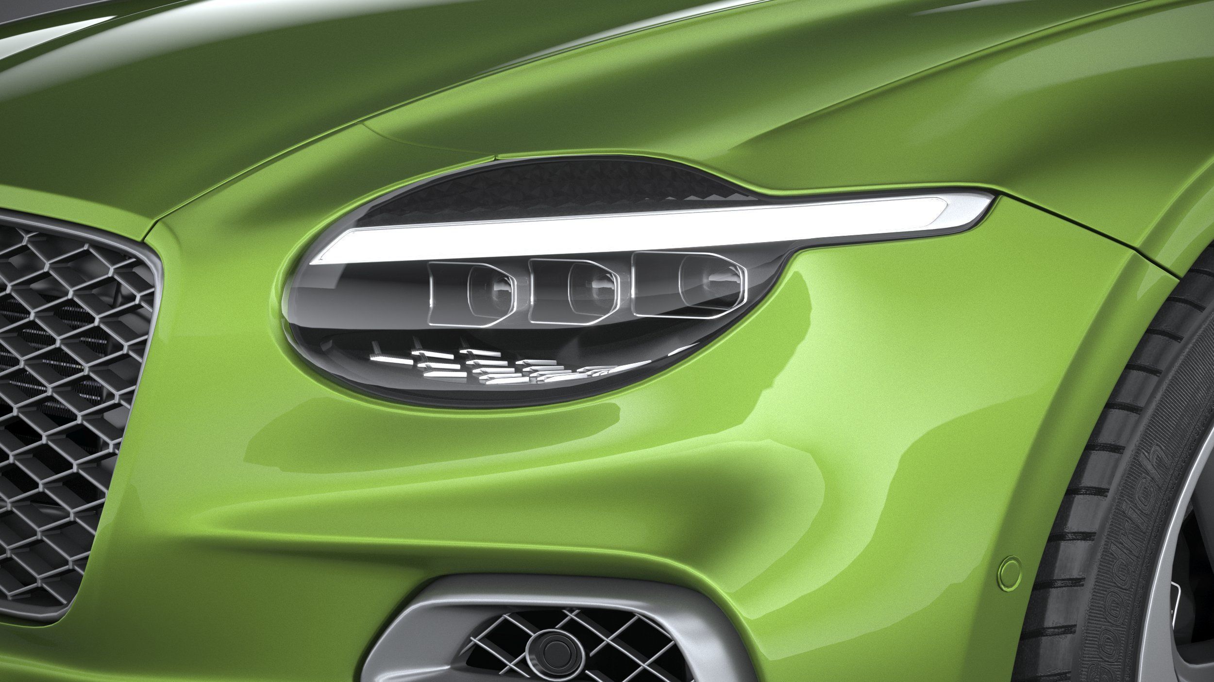 Bentley Continental GT Speed 2025 3D model_14