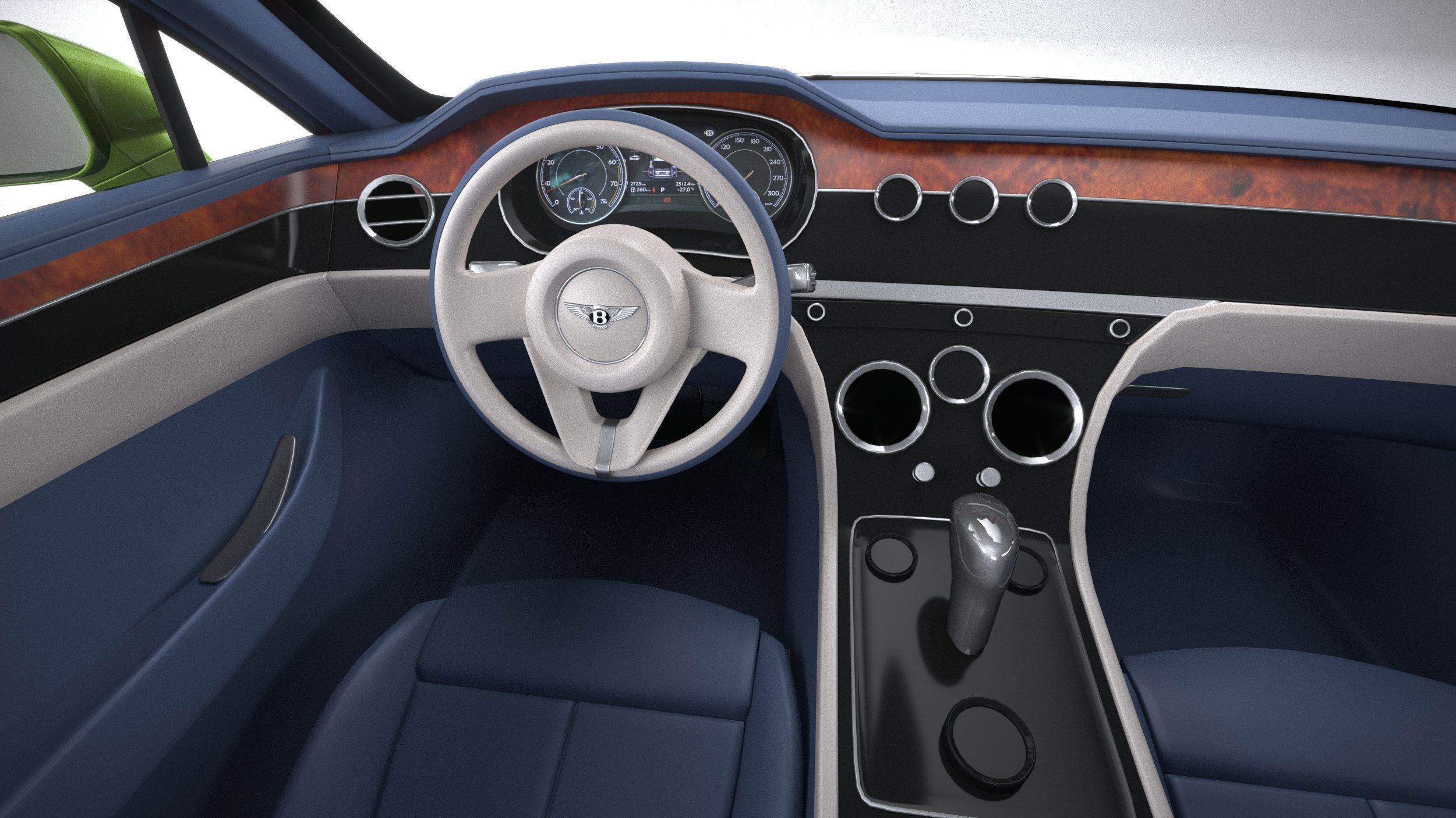 Bentley Continental GT Speed 2025 3D model_27