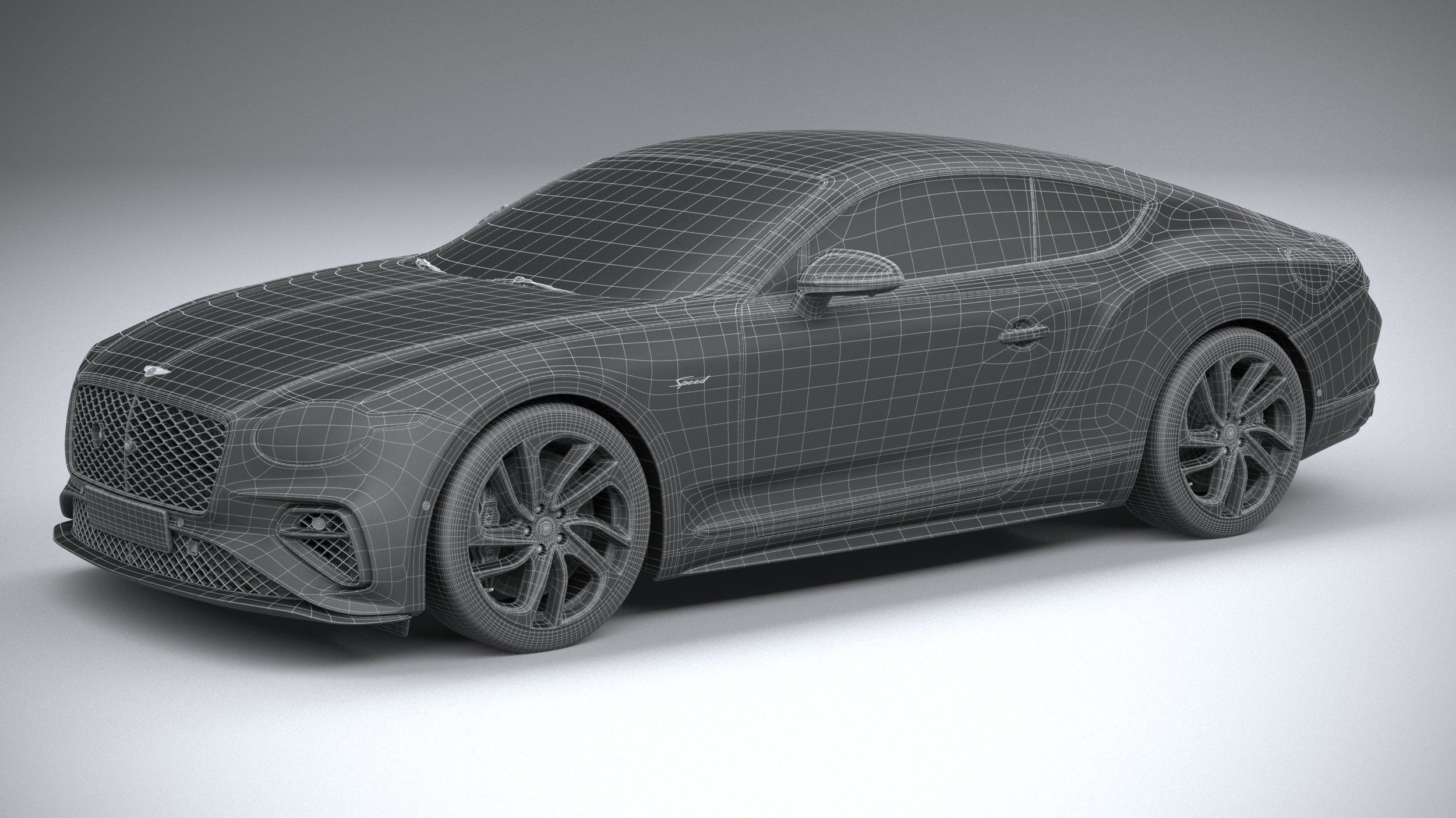 Bentley Continental GT Speed 2025 3D model_31