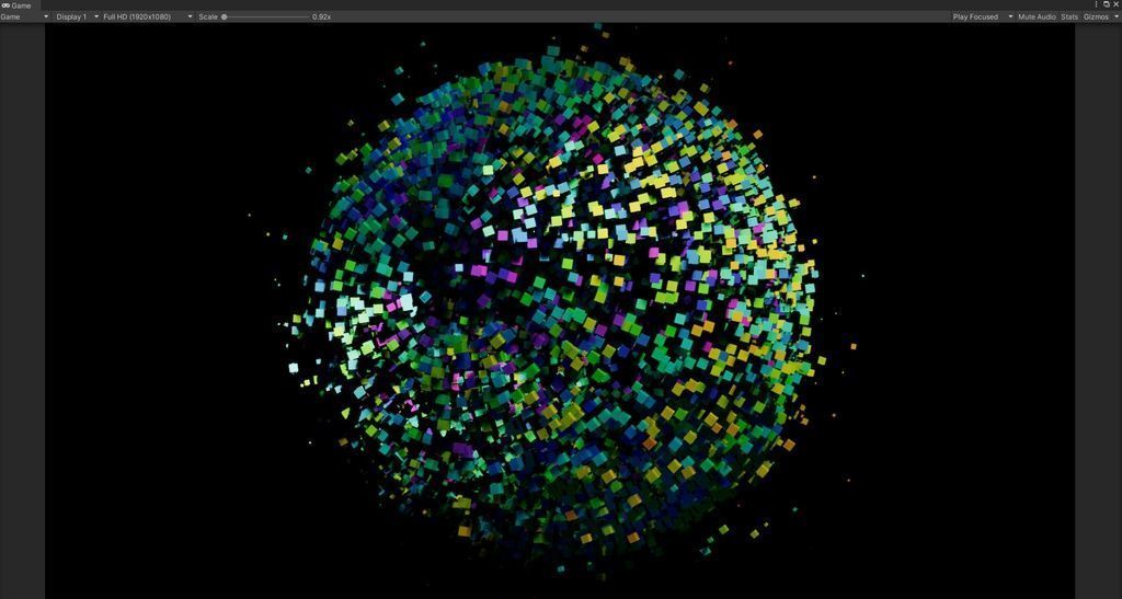 Unity VFX Graph - SDF Model Particle Deformation 3D model_4