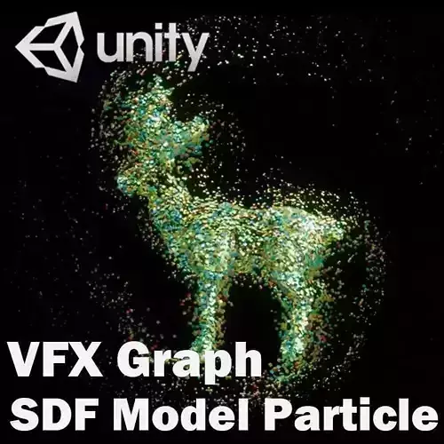 Unity VFX Graph - SDF Model Particle Deformation 3D model Unity VFX Graph - SDF Model Particle Deformation 3D model