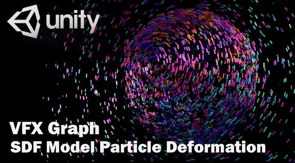Unity VFX Graph - SDF Model Particle Deformation 3D model_6