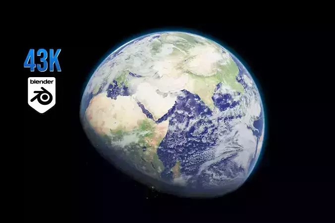 Photorealistic Earth 43K