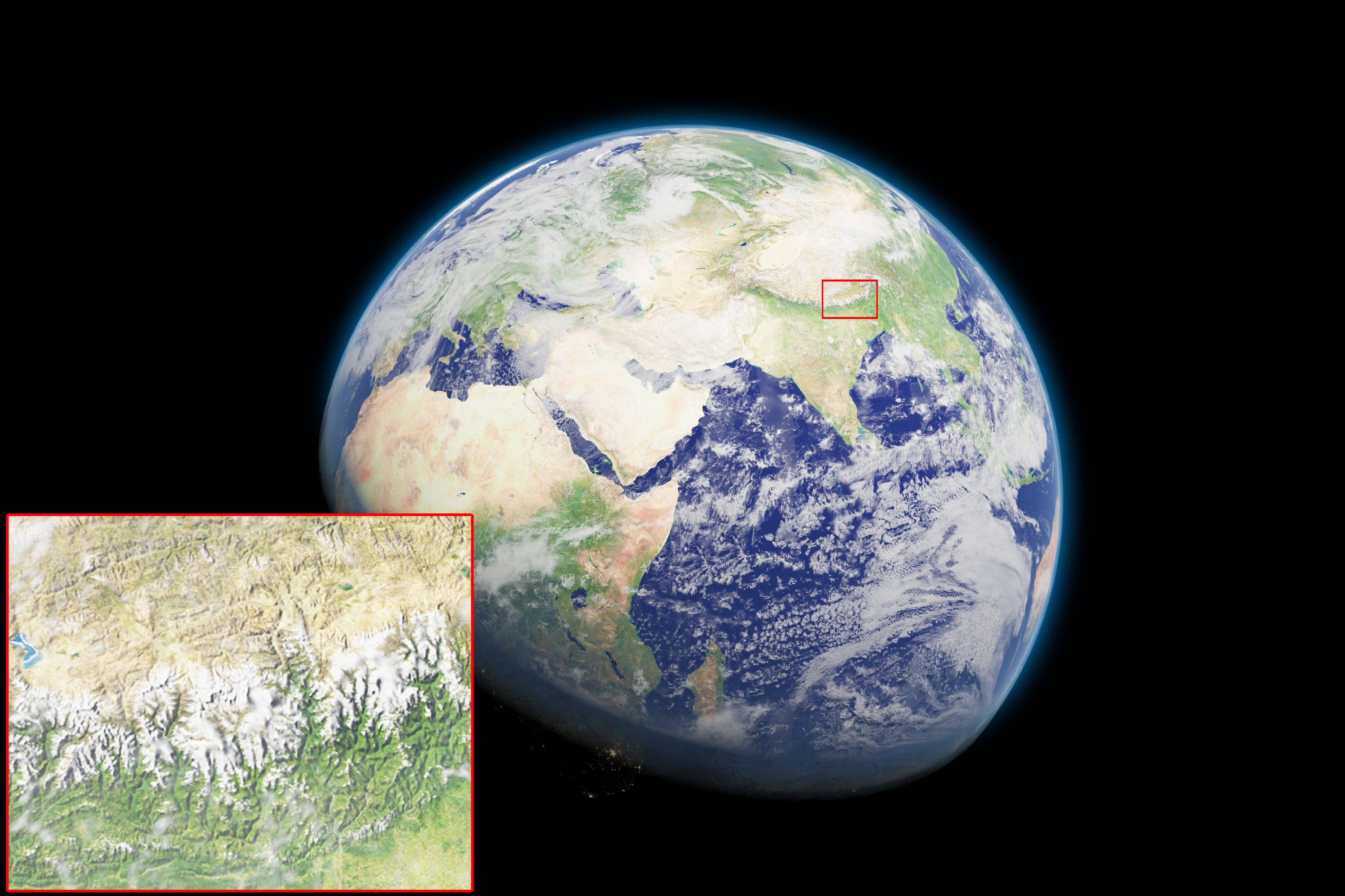 Photorealistic Earth 43K 3D model_2