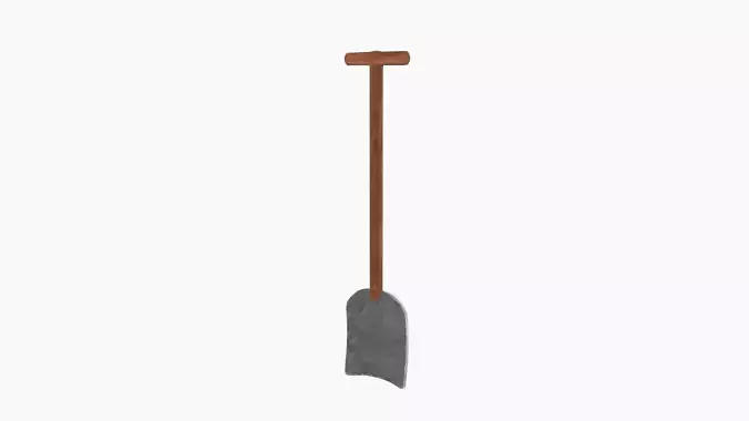 Shovel Low-poly 3D model