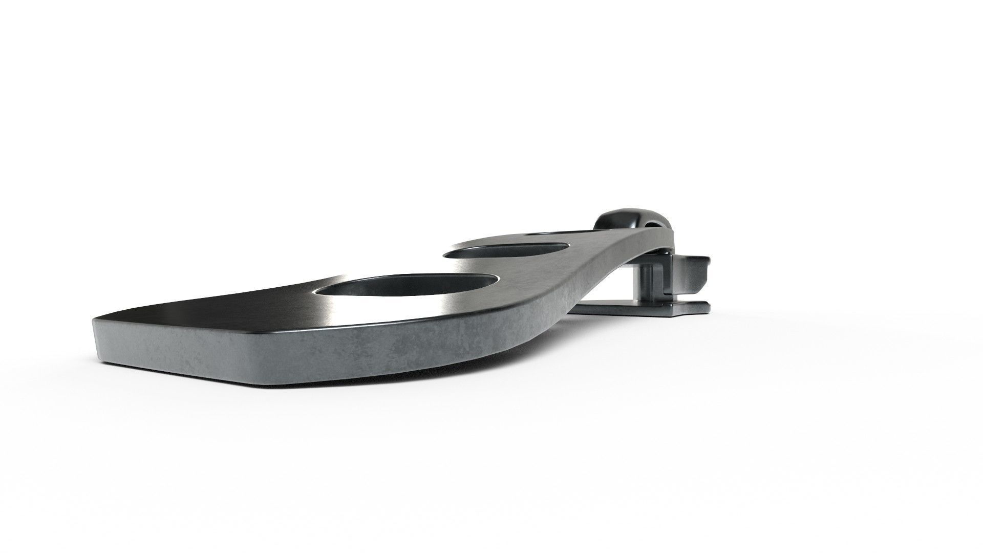 Zipper Puller with Slider 015 Low-poly 3D model_8