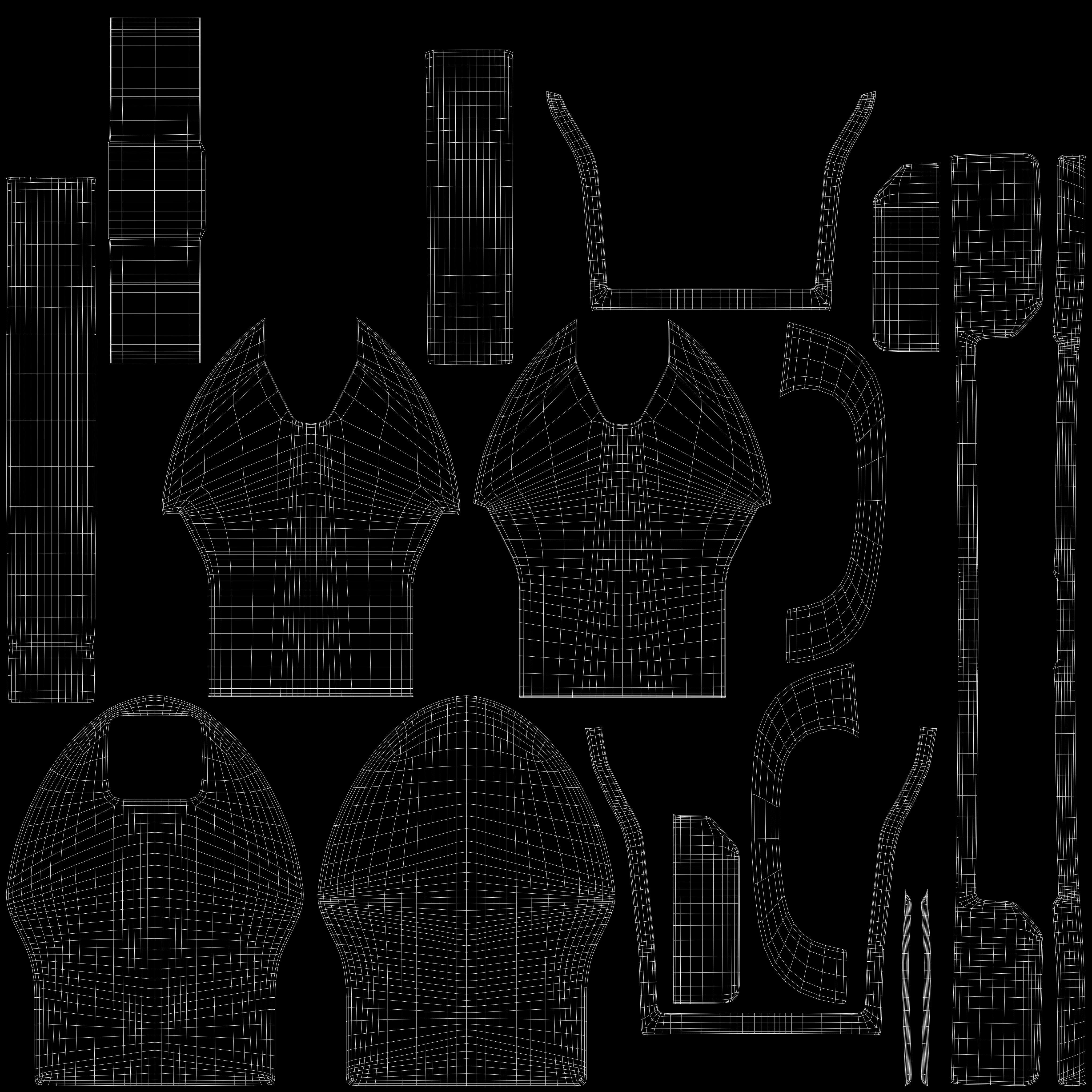Zipper Puller with Slider 015 Low-poly 3D model_12