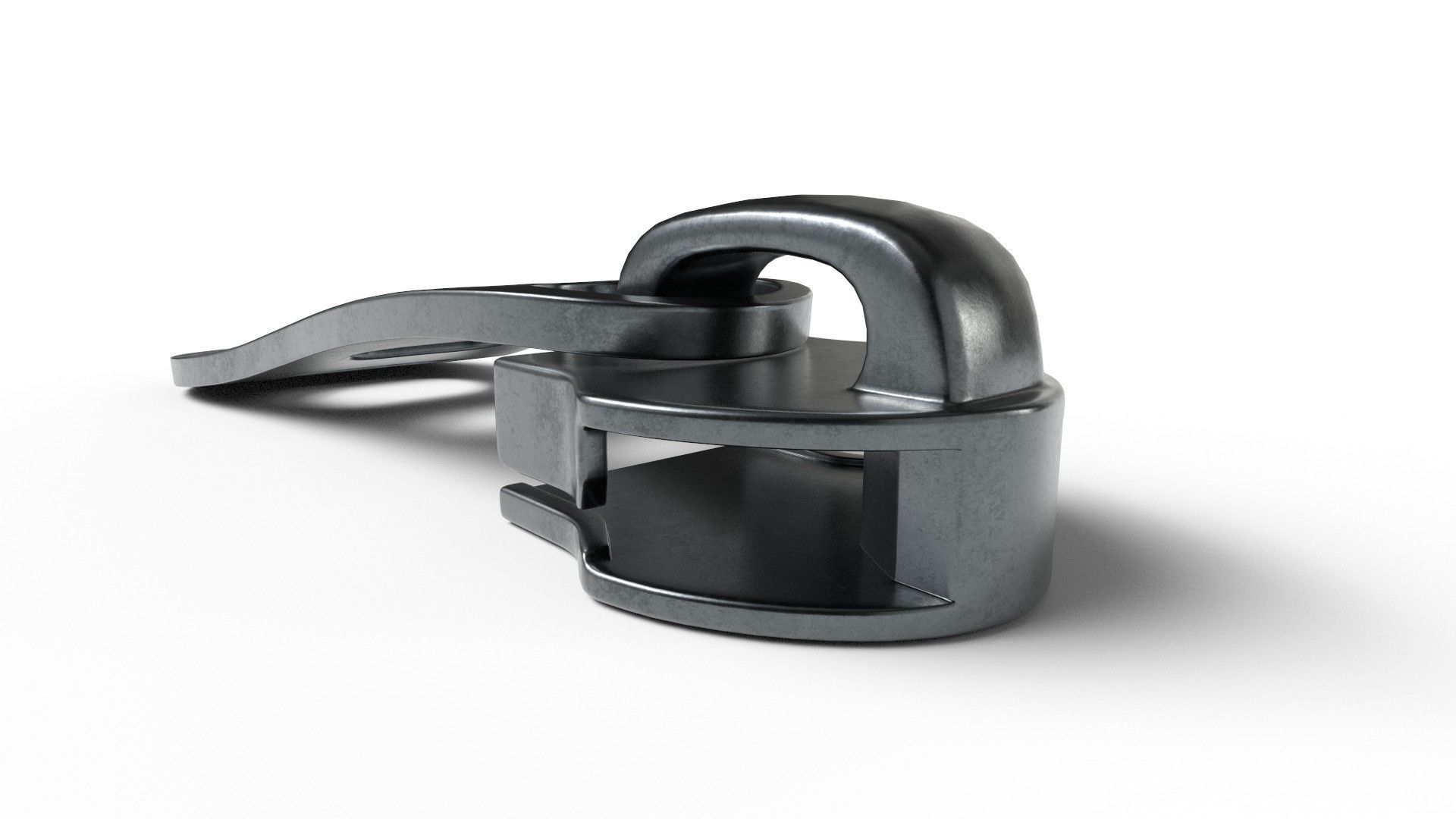 Zipper Puller with Slider 015 Low-poly 3D model_9