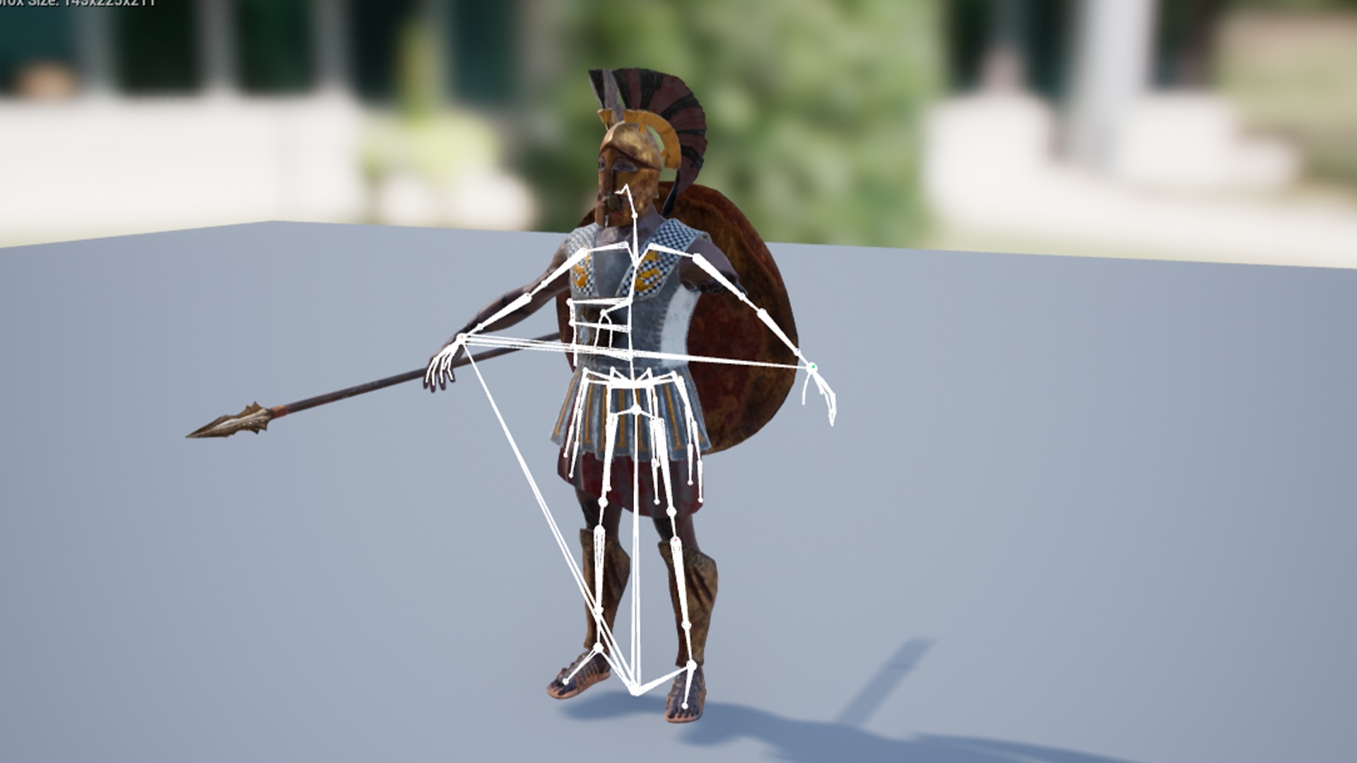 SPARTAN HOPLITE UNDEAD6 Low-poly 3D model_16