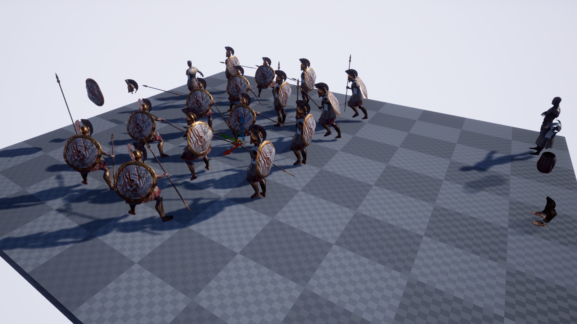 SPARTAN HOPLITE UNDEAD6 Low-poly 3D model_15