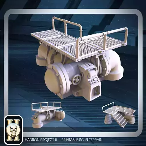 TUBES PLATFORM  - 3D PRINTABLE MODEL