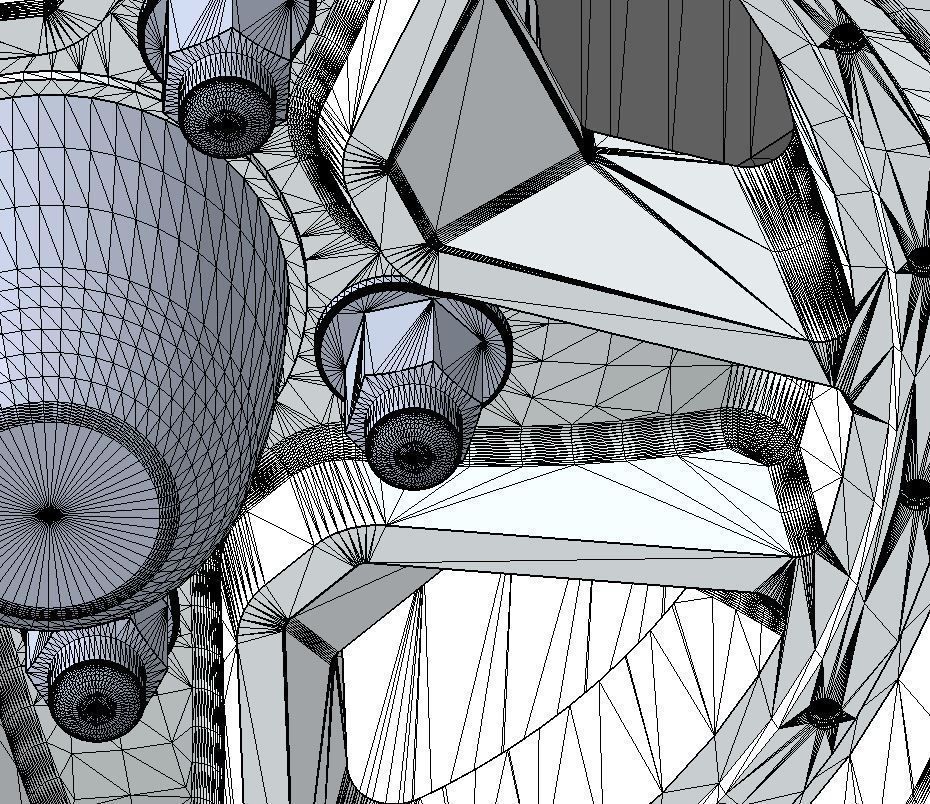 Set of custom wheels Kelsey-Hayes Kel-Star for scale model 3D print model_18