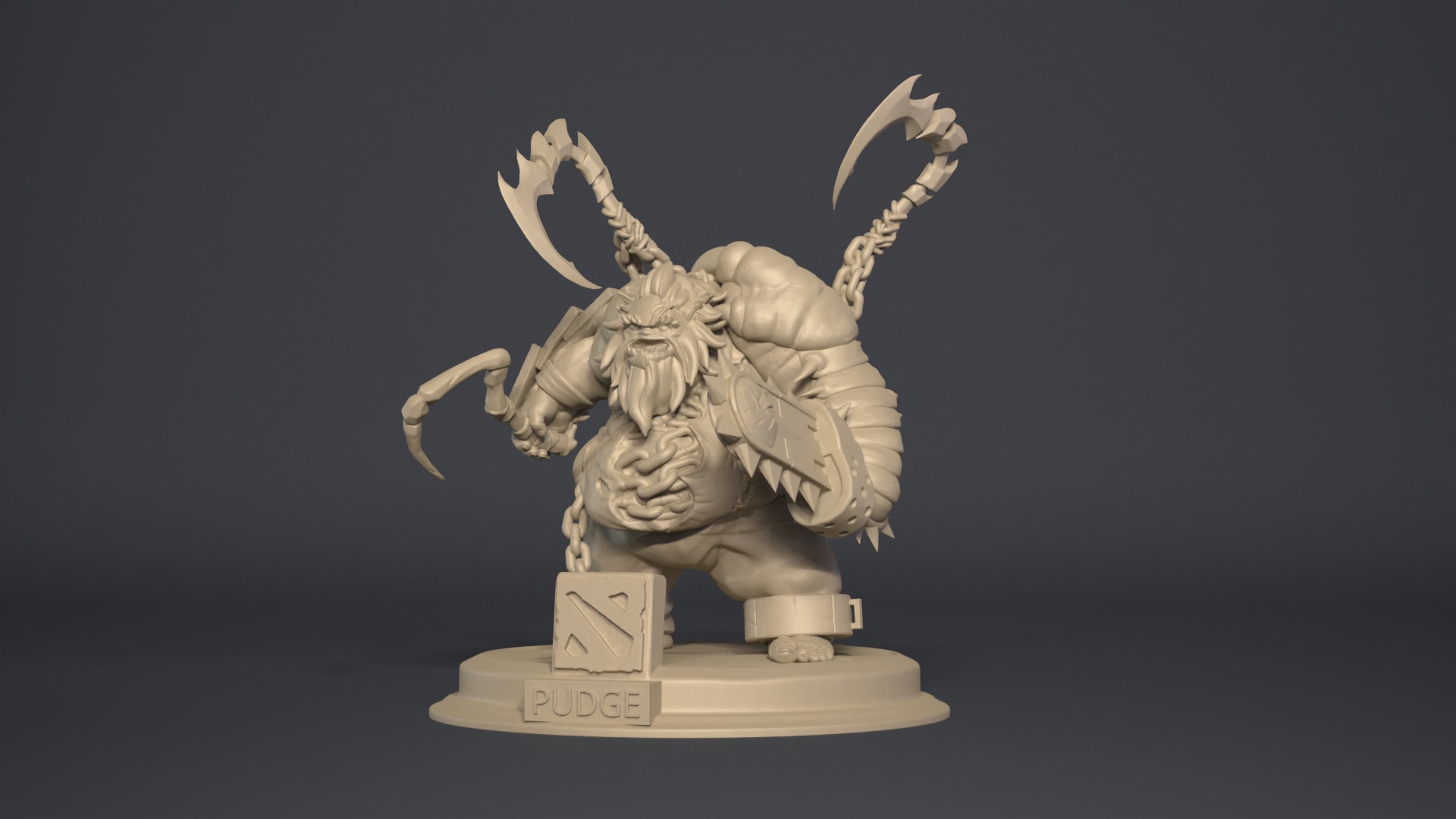 Pudge custom 3D print model_1