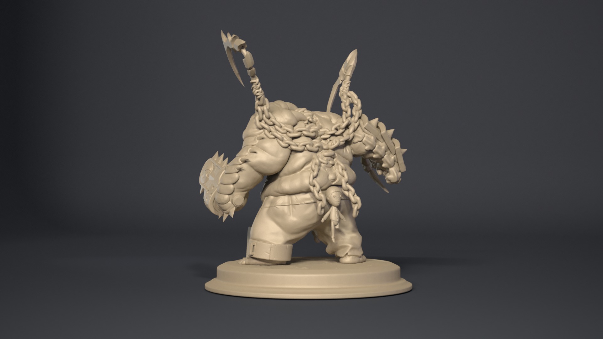 Pudge custom 3D print model_4