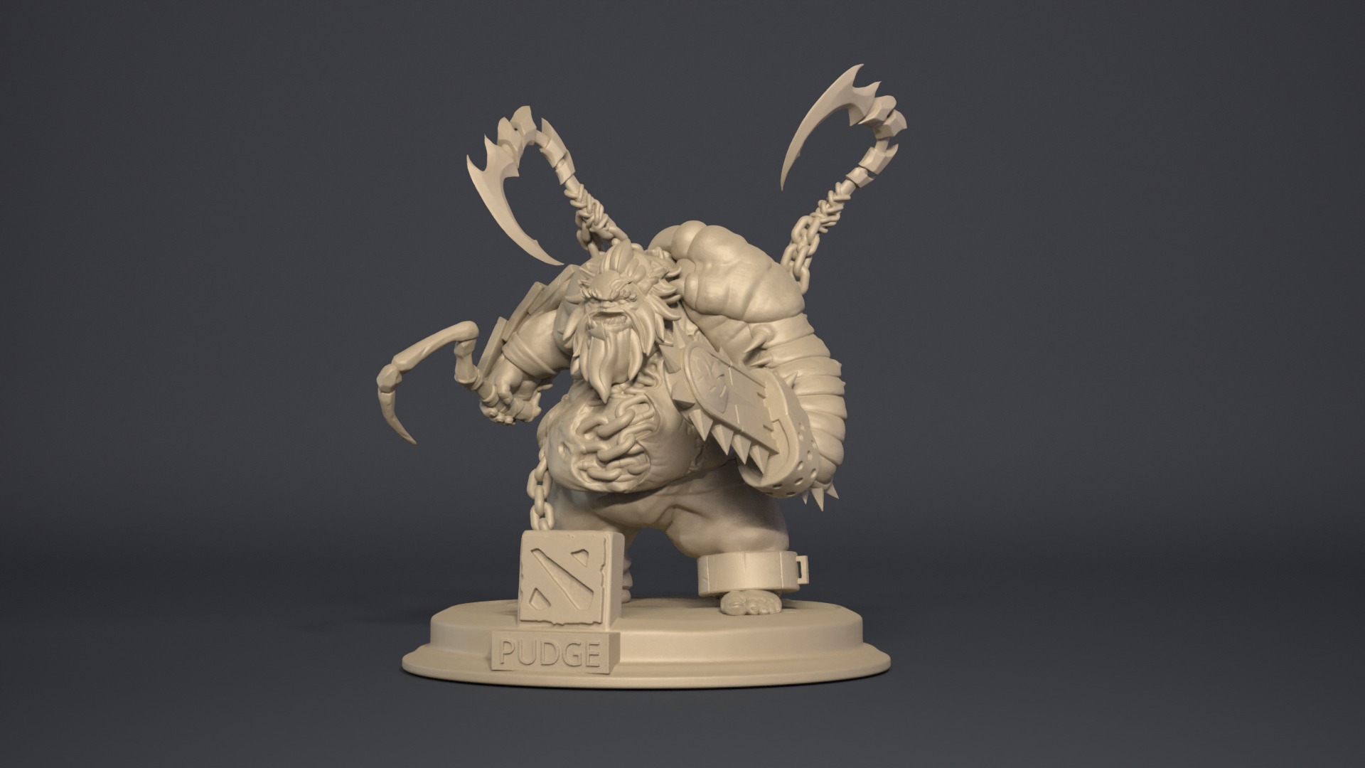 Pudge custom 3D print model_2