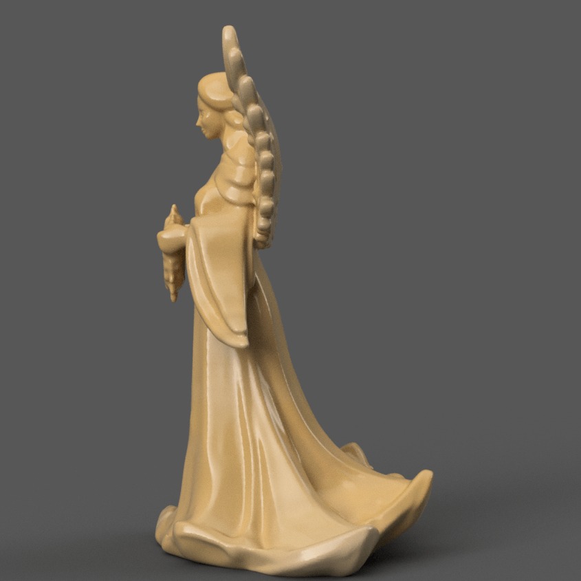angel for christmas decoration 004 3D print model_2
