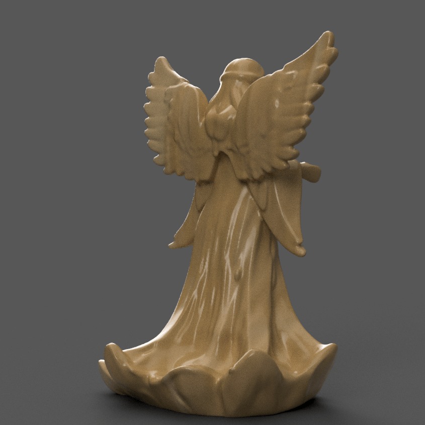 angel for christmas decoration 004 3D print model_5