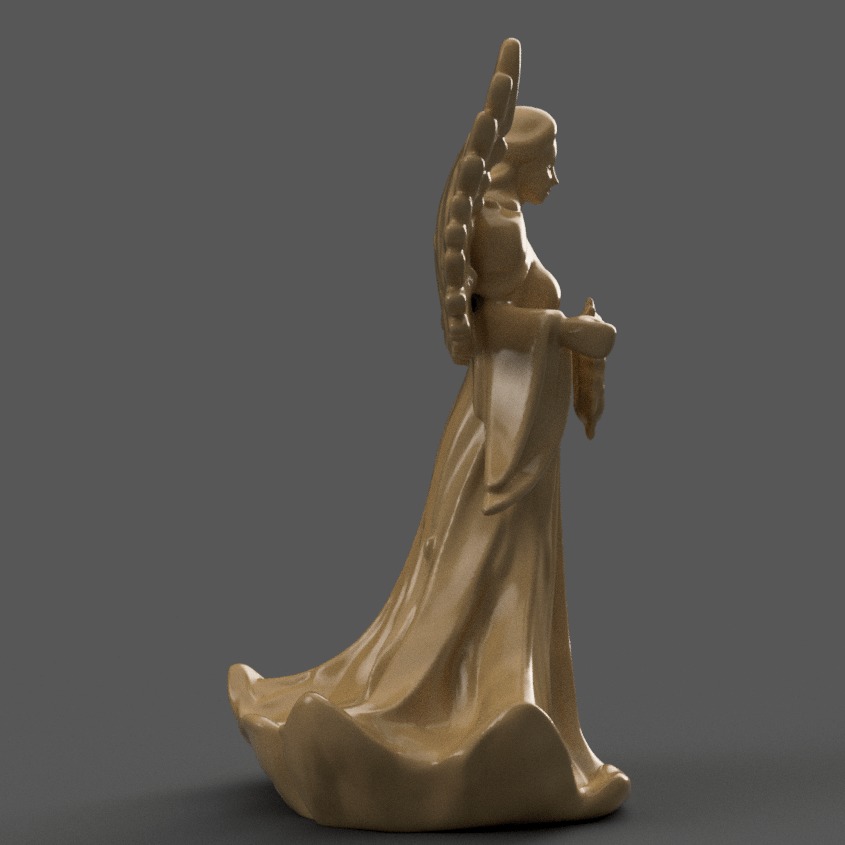 angel for christmas decoration 004 3D print model_6
