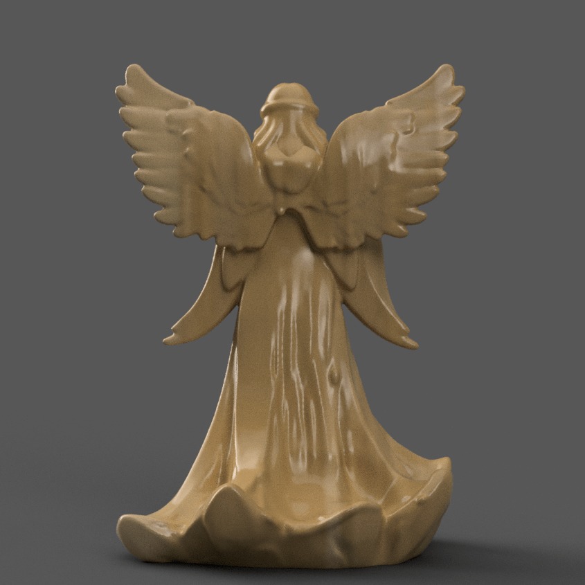 angel for christmas decoration 004 3D print model_4