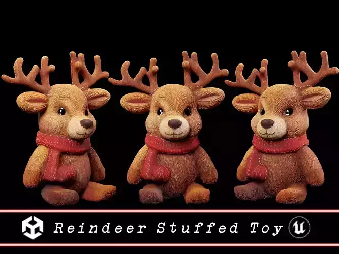 Christmas Reindeer Stuffed Toy