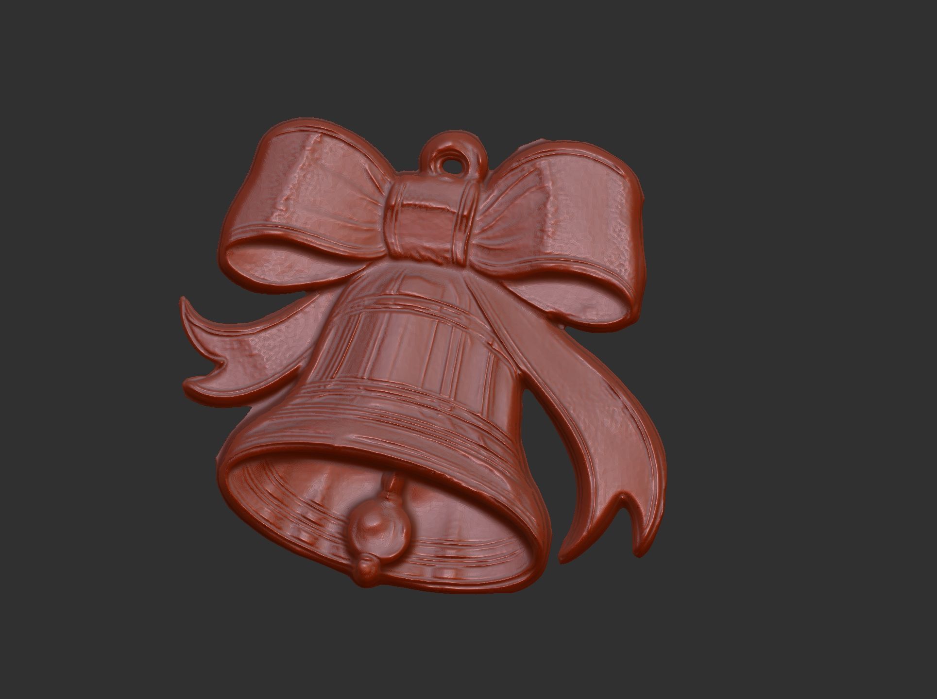 christmas bell decor  3D print model_4