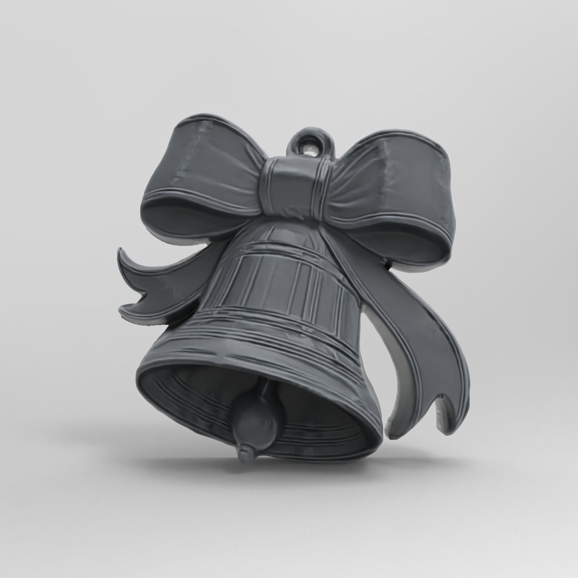 christmas bell decor  3D print model_2