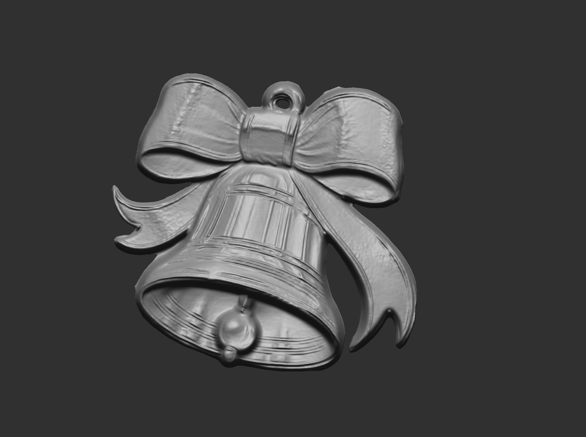 christmas bell decor  3D print model_6