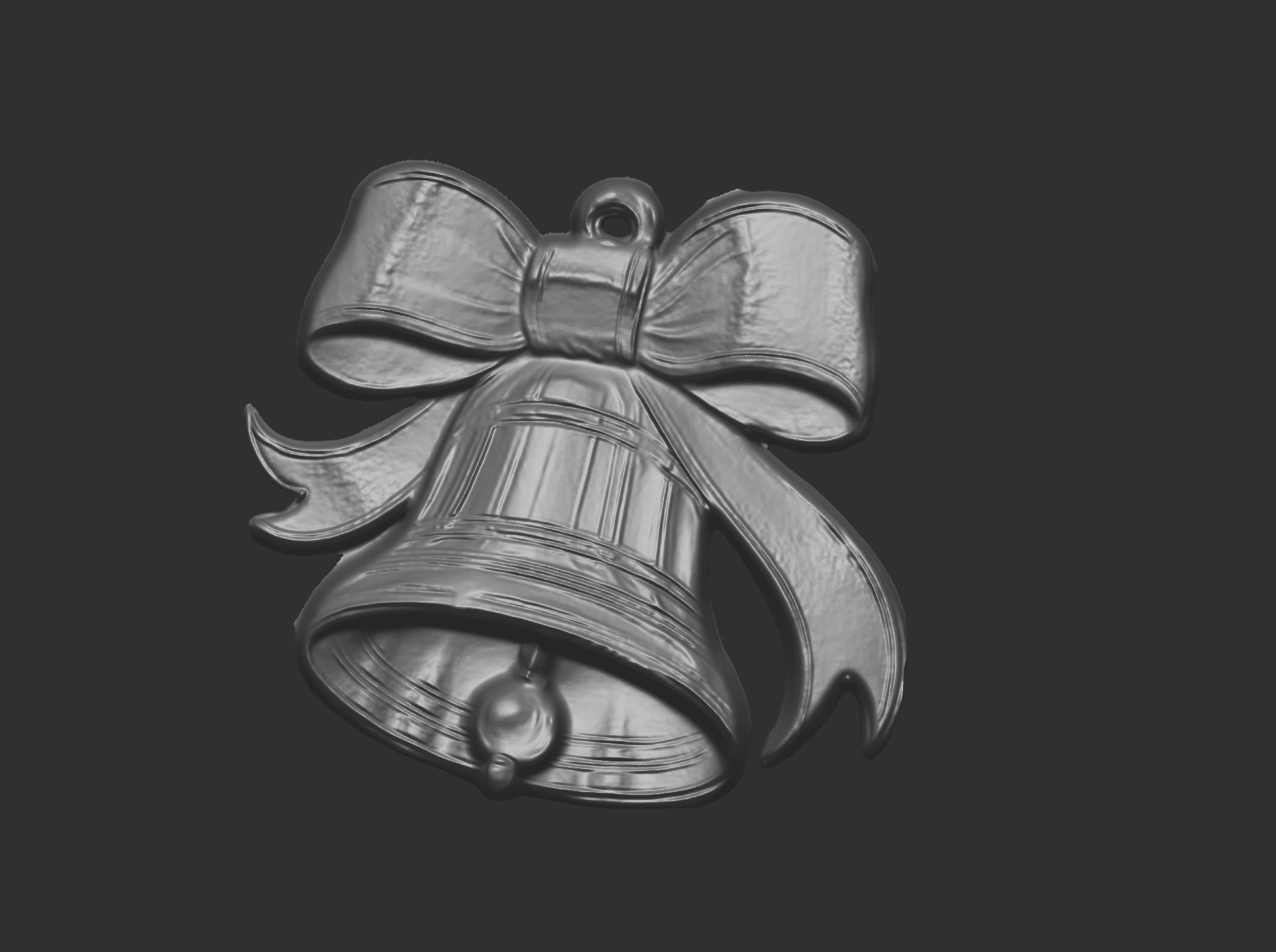 christmas bell decor  3D print model_8