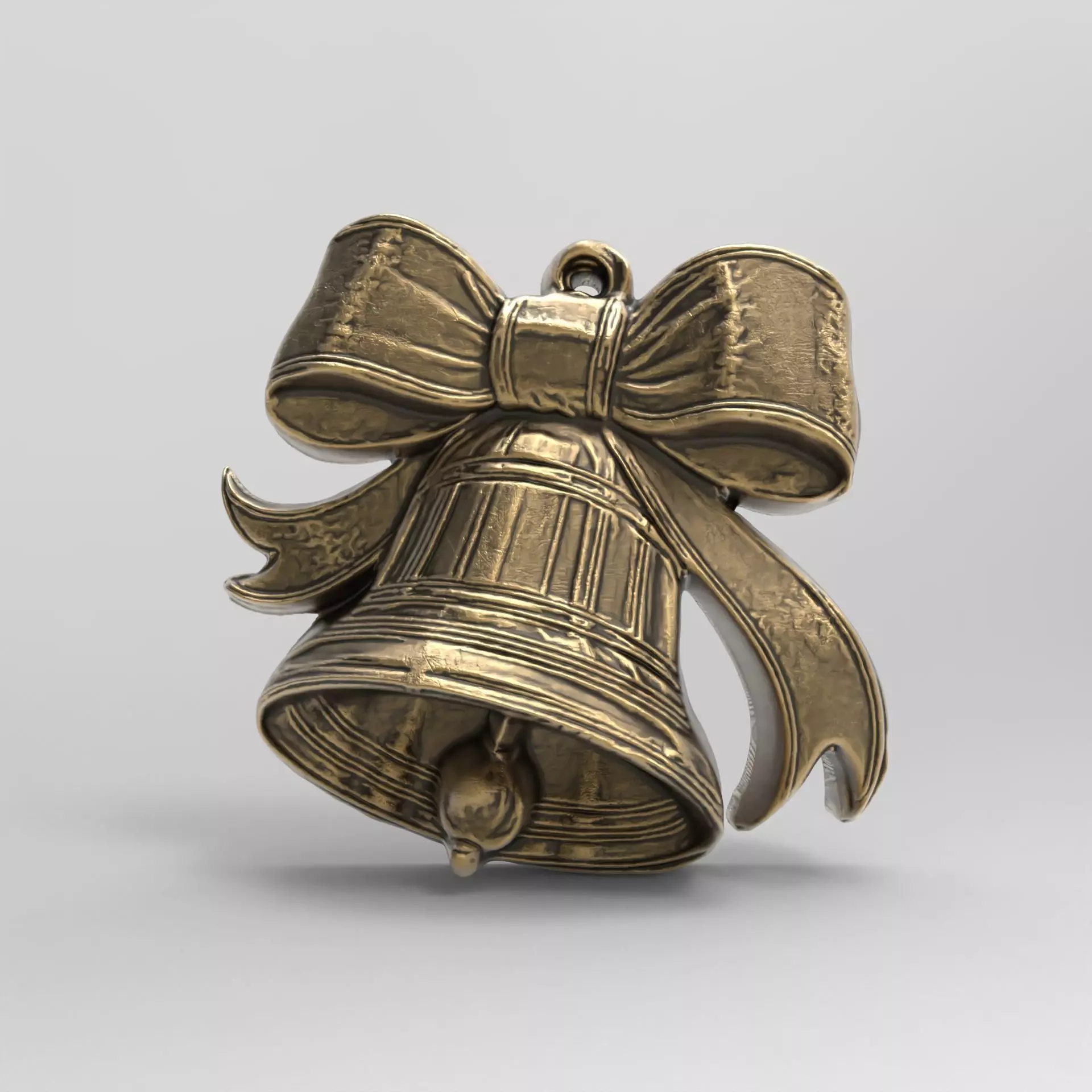 christmas bell decor  3D print model_0