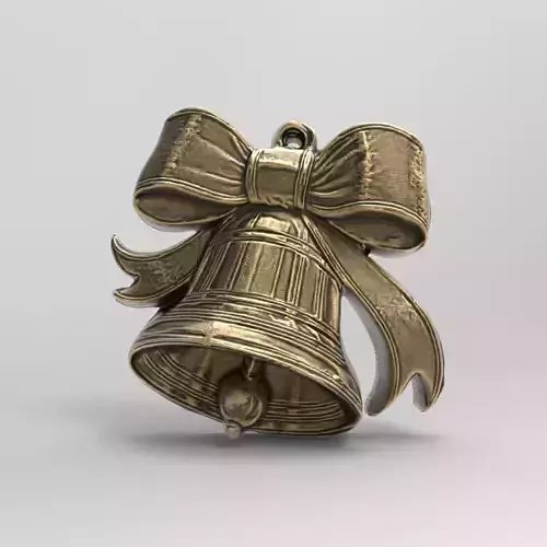 christmas bell decor  3D print model