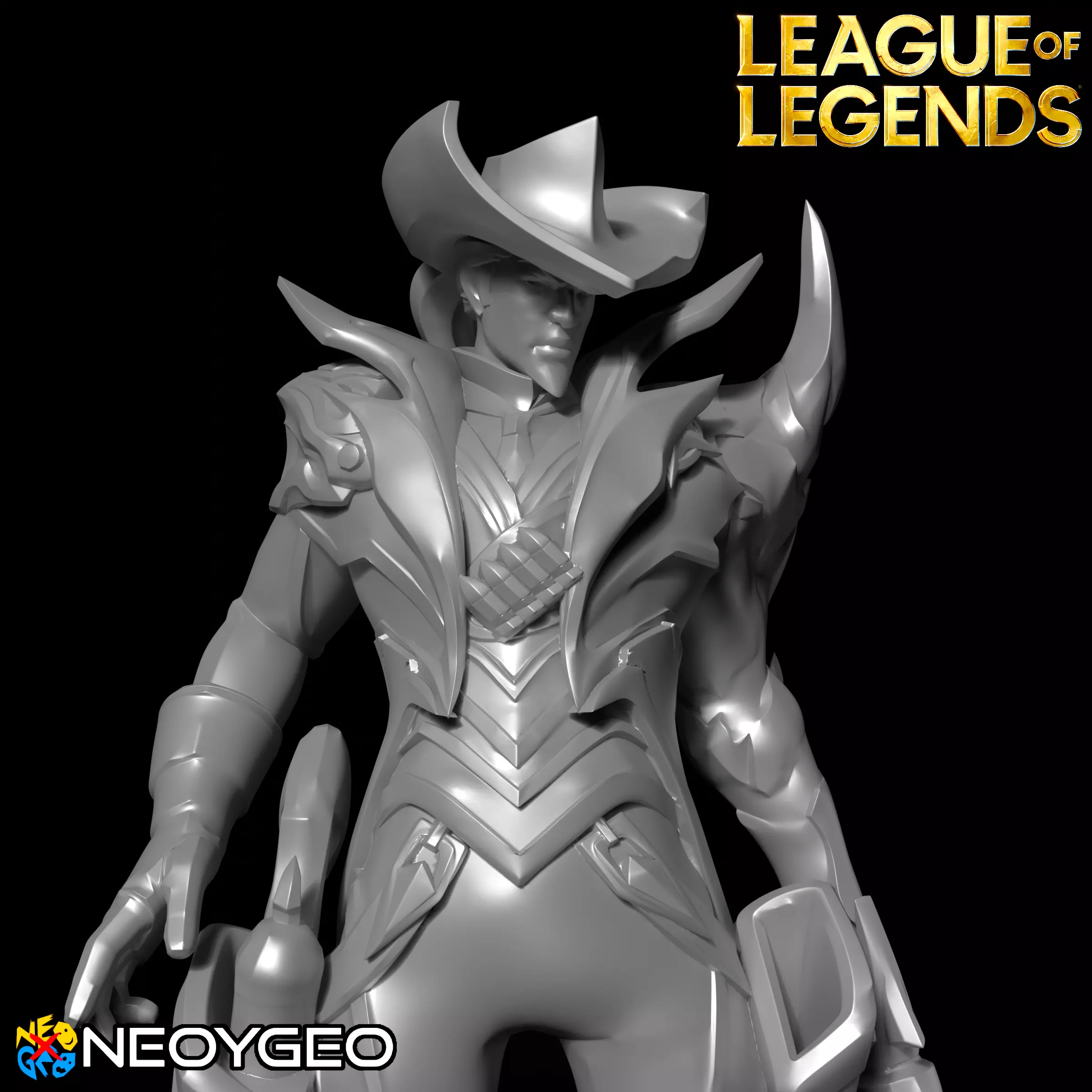 LUCIAN HIGH NOON - LEAGUE OF LEGENDS Free 3D print model