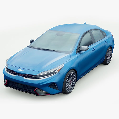 KIA Forte GT 2024 Low-poly 3D model