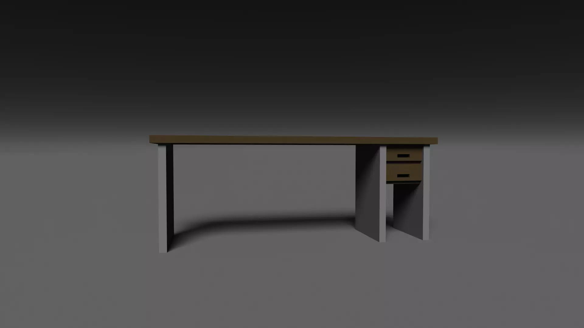 Table Voxel 3D model_0