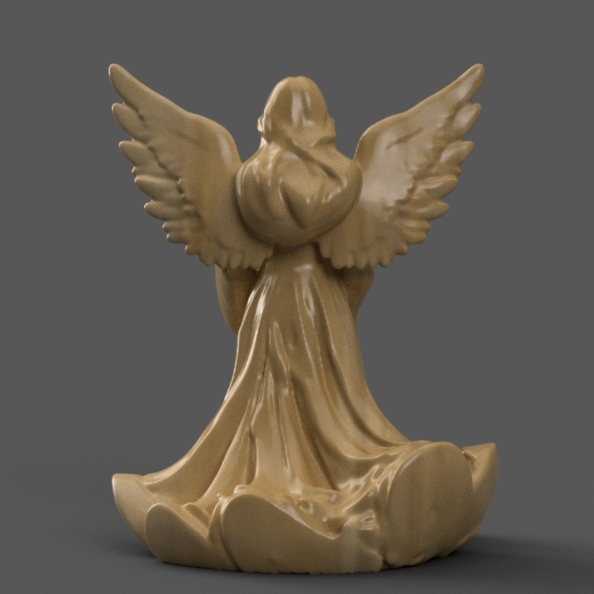 angel for christmas decoration 005 3D print model_4