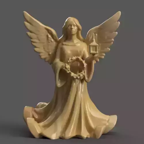 angel for christmas decoration 005 3D print model angel for christmas decoration 005 3D print model