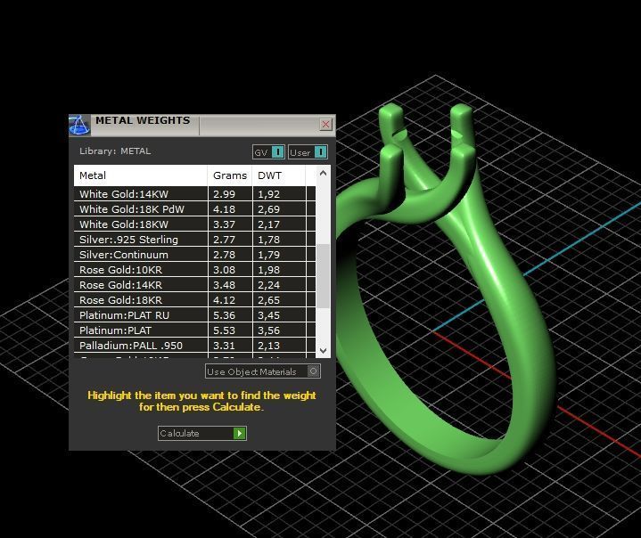 Solitaire Diamond Engagement Swirl Ring 1489 3D print model_9