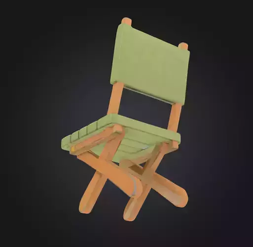 green chair