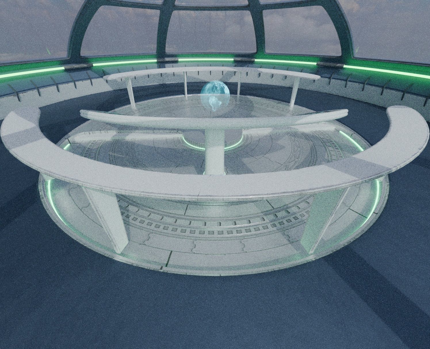 UFO - SpaceShip - Alien - Ovni - Extraterrestre - Nave Espacial 3D model_5
