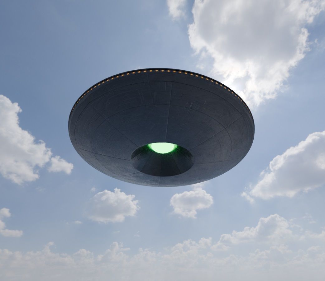 UFO - SpaceShip - Alien - Ovni - Extraterrestre - Nave Espacial 3D model_14