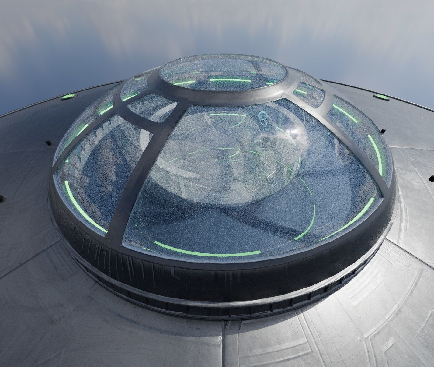 UFO - SpaceShip - Alien - Ovni - Extraterrestre - Nave Espacial 3D model_10