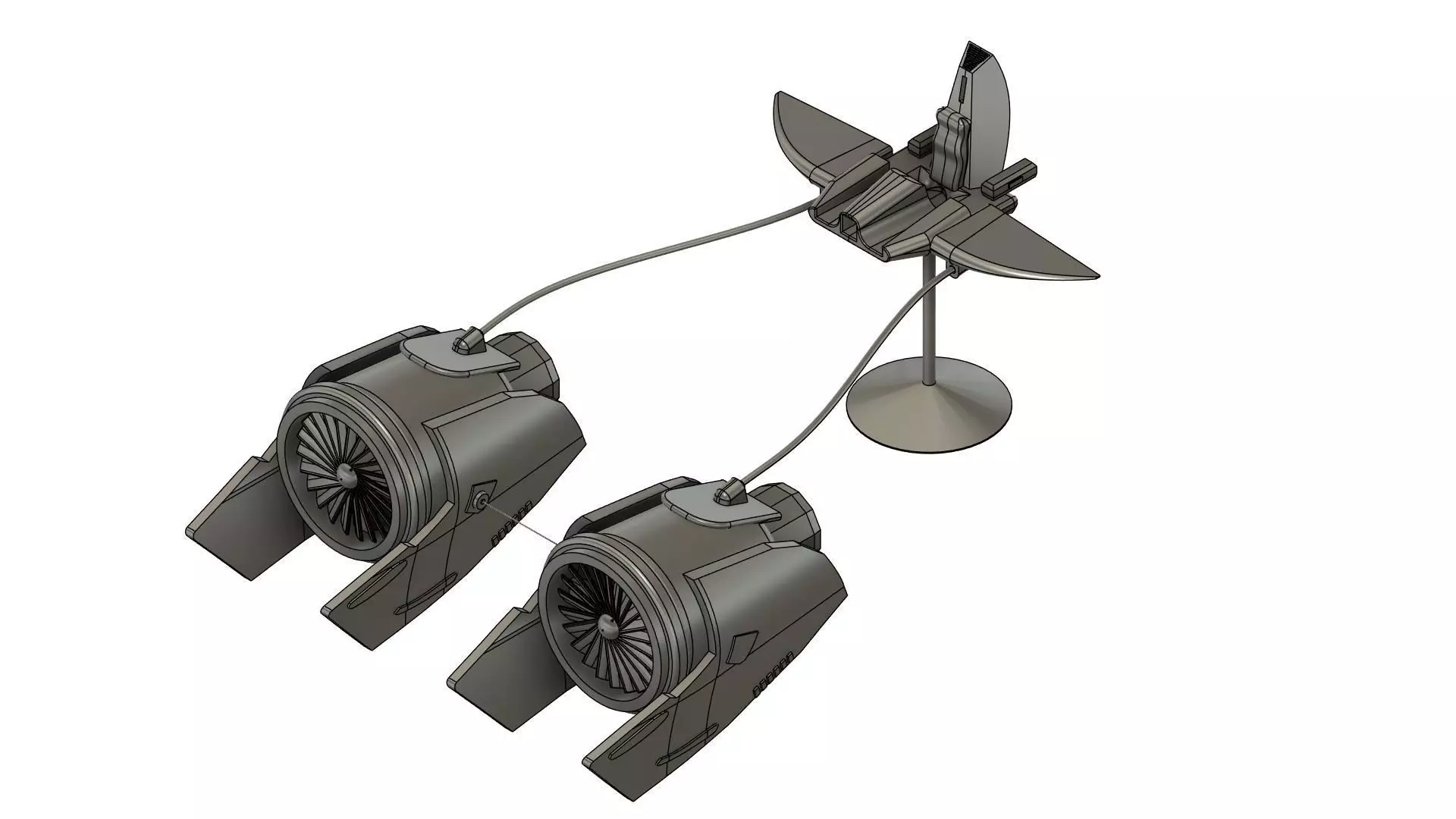 Star wars Wan Sandage Podracer 3D print model