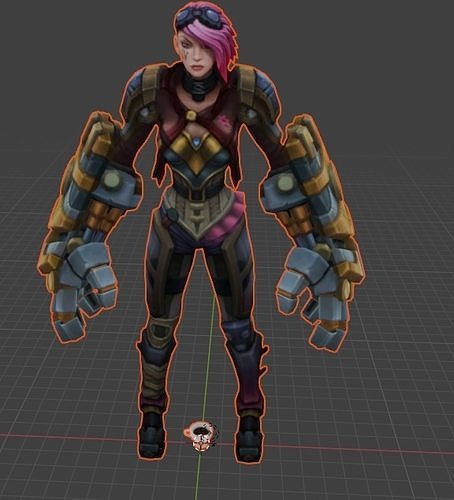 vi lol 3D model